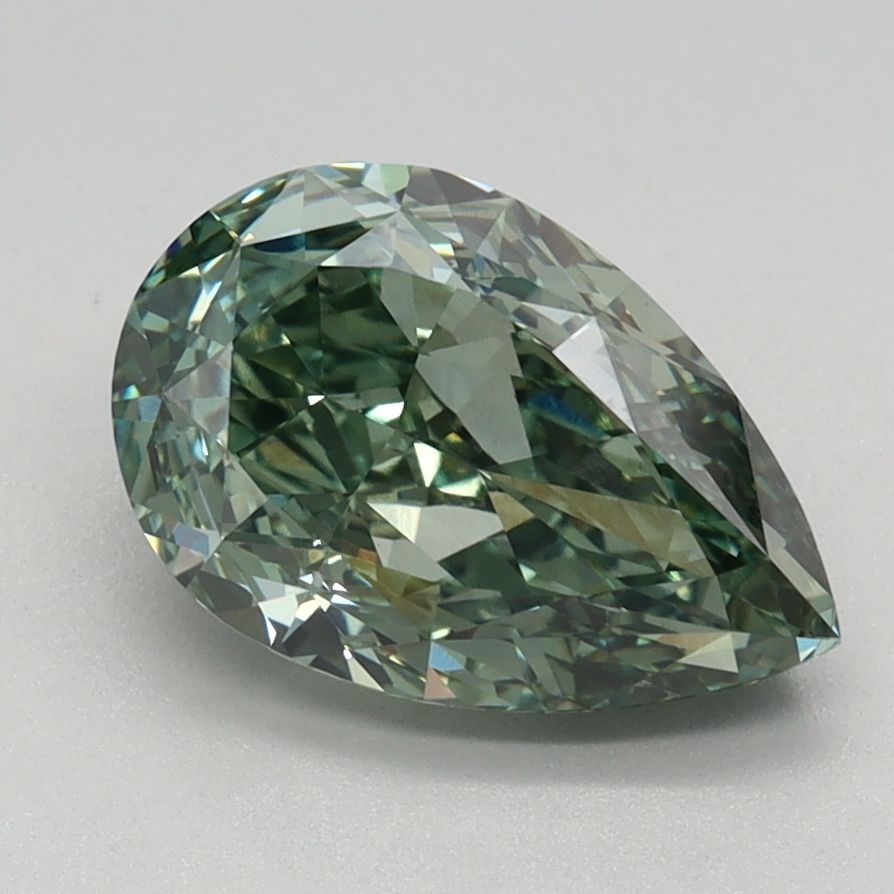 Pear 1.95ct Fancy Vivid Green VVS2 - Loose Lab Diamond IGI: Pear 1.95ct Fancy Vivid Green VVS2 - Loose Lab Diamond IGI Loose Lab Diamond IGI, Pear cut, 1.95ct, Fancy Vivid Green color, VVS2 clarity, featuring EX polish and symmetry. Certified by IGI, dimension