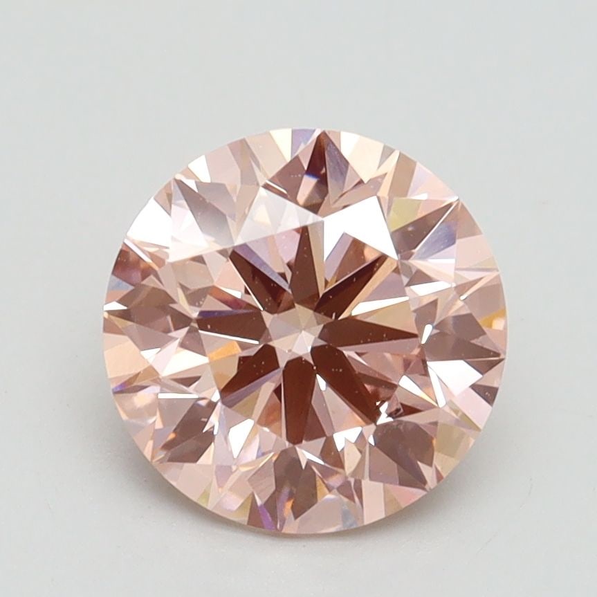 Loose Lab Diamond IGI Round 1.84ct Fancy Intense Pink VS2 - Ideal: Loose Lab Diamond IGI Round 1.84ct Fancy Intense Pink VS2 - Ideal This 1.84ct Round loose lab diamond is graded Fancy Intense Pink with VS2 clarity, featuring excellent polish and symmetry; certified