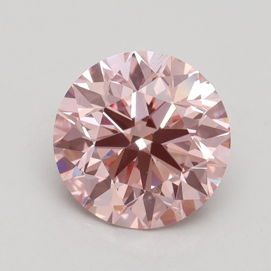 Loose Lab Diamond 1.8ct Fancy Intense Pink VS2 - IGI Round: Loose Lab Diamond 1.8ct Fancy Intense Pink VS2 - IGI Round Loose lab diamond weighing 1.8ct with a round cut, color Fancy Intense Pink, clarity VS2, certified by IGI. Measurements are 7.69L x 7.73W x