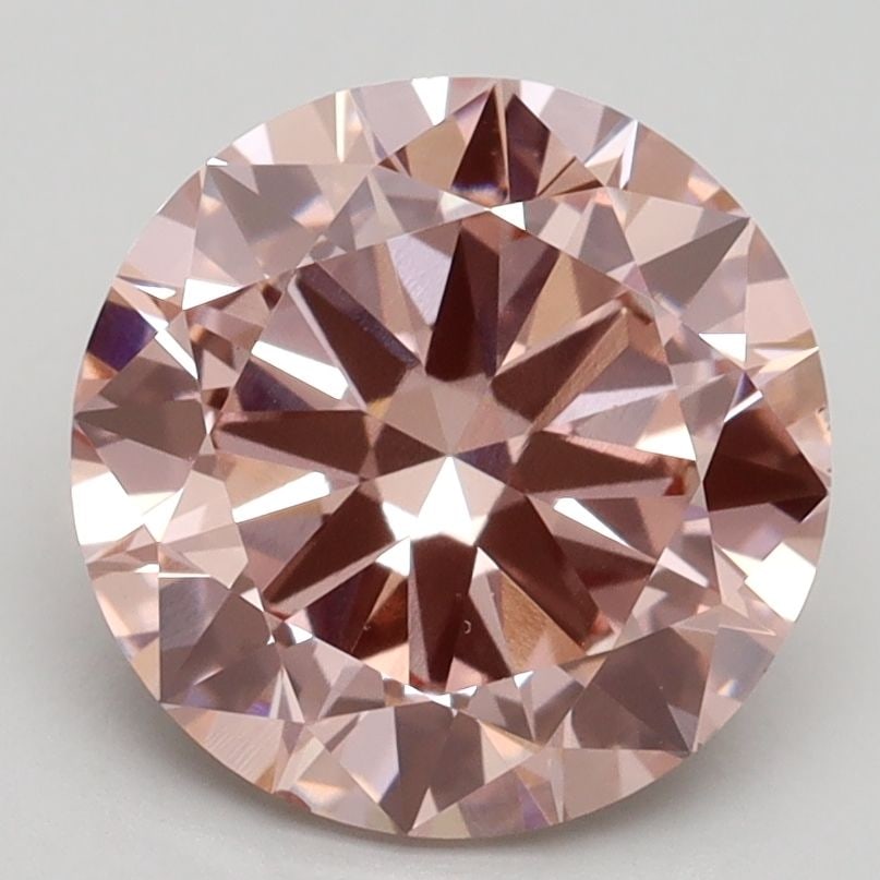 Loose Lab Diamond 3.0ct Fancy Intense Pink VS1 - IGI Round: Loose Lab Diamond 3.0ct Fancy Intense Pink VS1 - IGI Round Loose lab-created diamond, 3.0 ct, Fancy Intense Pink color, VS1 clarity, with an IGI certification. Measurements are 9.27L x 9.33W x 5.44H.