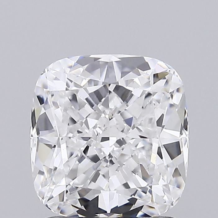 Loose Lab Diamond IGI Cushion Modified 1.54ct D VS2: Loose Lab Diamond IGI Cushion Modified 1.54ct D VS2 This 1.54ct Loose Lab Diamond from IGI features a cushion modified cut, with D color and VS2 clarity. It has excellent polish and symmetry, measurin