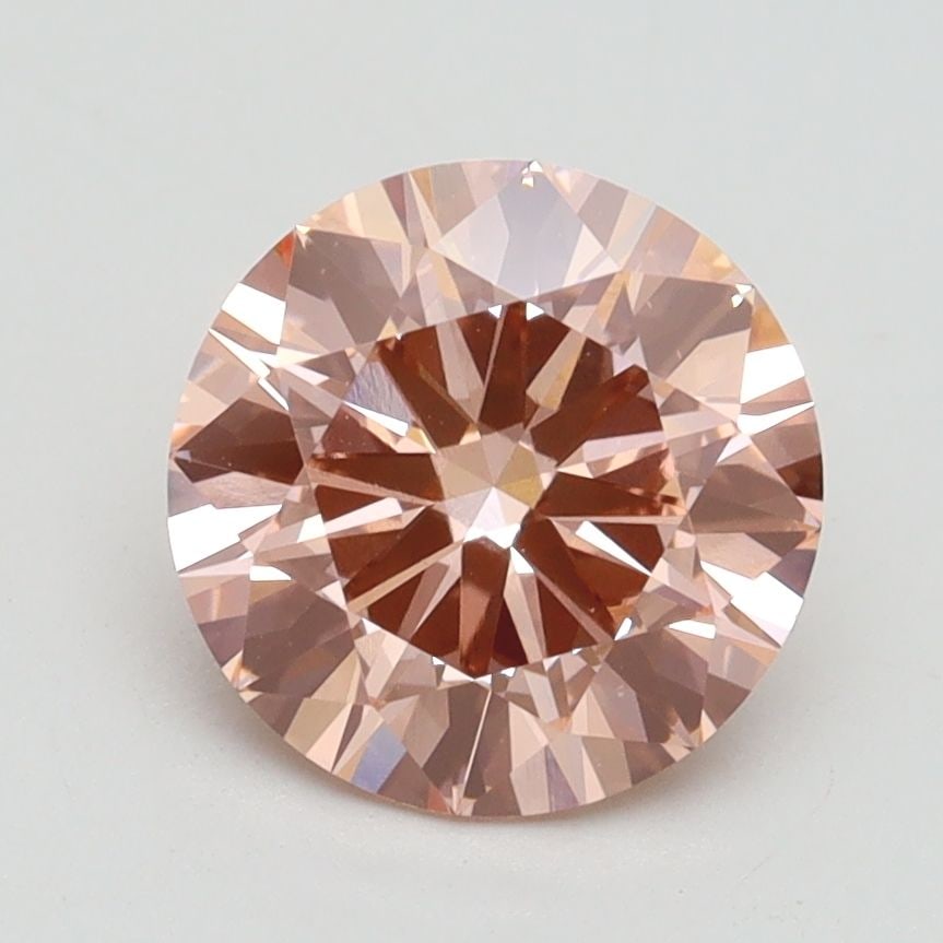 Loose Lab Diamond IGI Round 1.81ct Fancy Intense Pink VS1: Loose Lab Diamond IGI Round 1.81ct Fancy Intense Pink VS1 Loose Lab Diamond IGI Round, 1.81ct in Fancy Intense Pink color and VS1 clarity, shows excellent polish and symmetry, certified by IGI. Item S