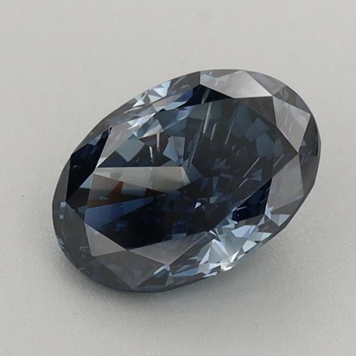 IGI Loose Lab Diamond Oval 1.2ct Fancy Deep Blue SI2: IGI Loose Lab Diamond Oval 1.2ct Fancy Deep Blue SI2 Loose Lab Diamond IGI Cushion Modified, 3.08ct, Color D, Clarity VS1, with Excellent Polish and Symmetry. Certified by IGI; measurements are 9.1L x