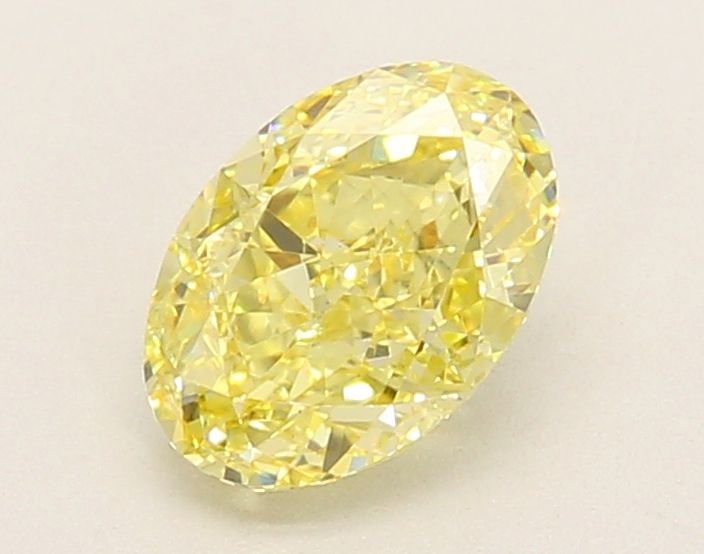 Loose Lab Diamond IGI Oval 1.3ct Fancy Intense Yellow VS1: Loose Lab Diamond IGI Oval 1.3ct Fancy Intense Yellow VS1 Loose Lab Diamond IGI Oval, 1.3ct, Fancy Intense Yellow, VS1 clarity, with EX polish and symmetry. Measures 7.88L x 5.41W x 3.72H and is certi
