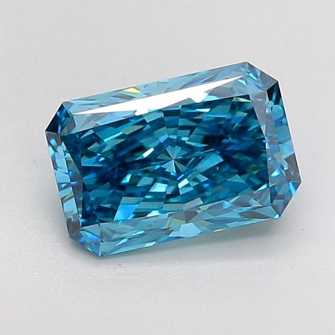 Loose Lab Diamond IGI Radiant 2.01ct Fancy Vivid Blue VVS2: Loose Lab Diamond IGI Radiant 2.01ct Fancy Vivid Blue VVS2 Loose Lab Diamond IGI Radiant, 2.01ct, Fancy Vivid Blue, VVS2 clarity, with EX polish and symmetry. Measures 9.18L x 6.1W x 4.01H and certifi