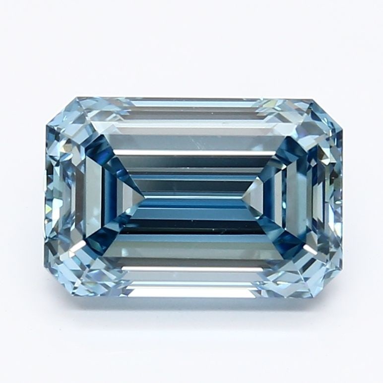 Loose Lab Diamond IGI Emerald 2.57ct Fancy Vivid Blue VVS2: Loose Lab Diamond IGI Emerald 2.57ct Fancy Vivid Blue VVS2 Loose Lab Diamond IGI Emerald, 2.57ct, Fancy Vivid Blue, Clarity VVS2, with EX Polish and EX Symmetry; certified by IGI. Item Specifics: Sour