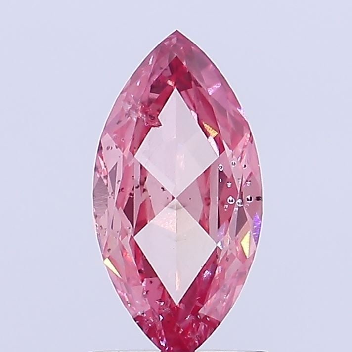 Loose Lab Diamond Marquise 1.04ct Fancy Vivid Pink SI1: Loose Lab Diamond Marquise 1.04ct Fancy Vivid Pink SI1 Loose Lab Diamond Marquise 1.04ct Fancy Vivid Pink SI1 with dimensions of 10.44L x 5.31W x 2.69H, with Polish VG and Symmetry VG. No certificatio