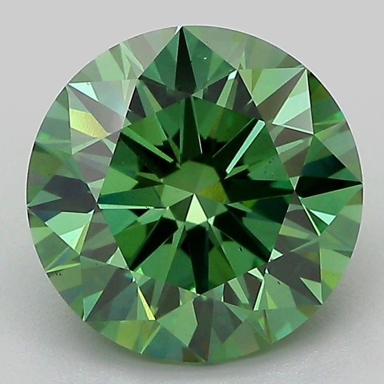 Ideal Loose Lab Diamond IGI Round 3.04ct Fancy Vivid Green VS2: Ideal Loose Lab Diamond IGI Round 3.04ct Fancy Vivid Green VS2 Ideal Loose Lab Diamond IGI Round 3.04ct Fancy Vivid Green VS2, measuring 9.3L x 9.33W x 5.67H, Polish EX, and Symmetry EX. Certified by