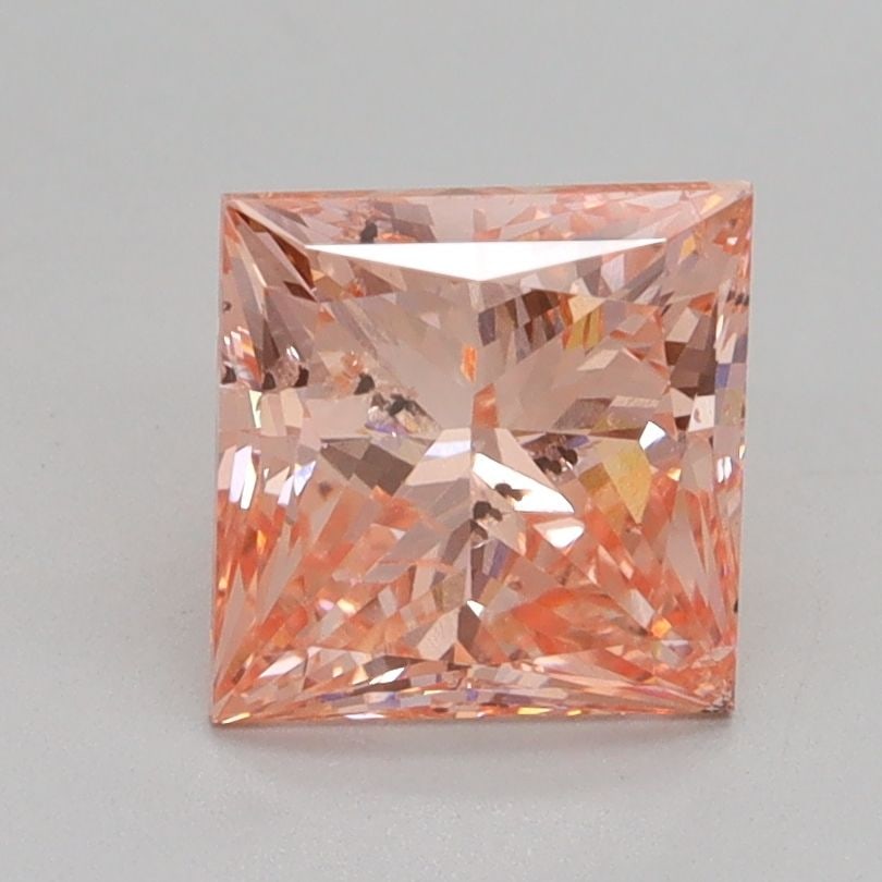 Loose Lab Diamond IGI Princess 1.8ct Fancy Intense Pink SI2: Loose Lab Diamond IGI Princess 1.8ct Fancy Intense Pink SI2 Loose Lab Diamond IGI Princess 1.8ct Fancy Intense Pink SI2, featuring excellent polish and symmetry, measuring 6.72L x 6.52W x 4.66H; certi