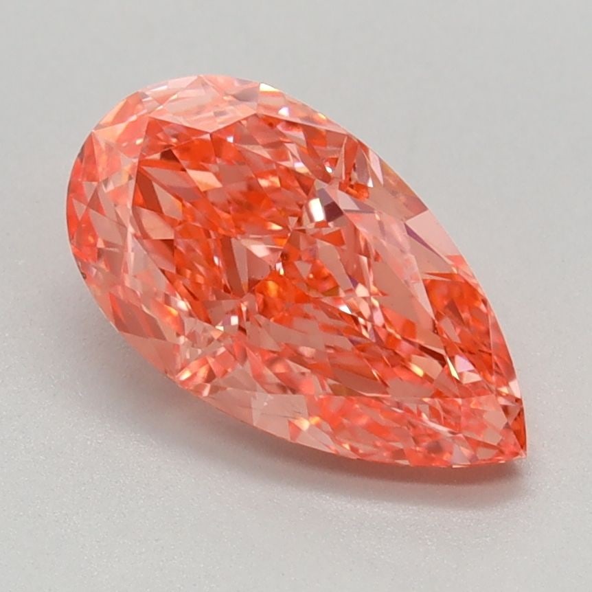 1.27ct Fancy Vivid Pink VS1 IGI Pear Loose Lab Diamond: 1.27ct Fancy Vivid Pink VS1 IGI Pear Loose Lab Diamond This loose lab-grown pear diamond weighs 1.27 carats, with a fancy vivid pink color and VS1 clarity, certified by IGI. It has excellent polish an