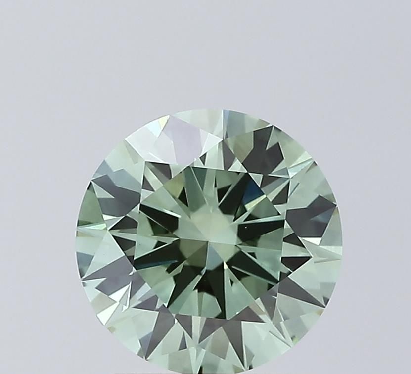Ideal Loose Lab Diamond IGI Round 2.01ct Fancy Vivid Green VS1: Ideal Loose Lab Diamond IGI Round 2.01ct Fancy Vivid Green VS1 Ideal loose lab-grown diamond, IGI certified, weighing 2.01ct, with a Fancy Vivid Green color and VS1 clarity. Measurements are 8.13L x 8