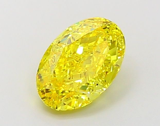 IGI Oval 2.1ct Fancy Vivid Yellow VS1 Loose Lab Diamond: IGI Oval 2.1ct Fancy Vivid Yellow VS1 Loose Lab Diamond Loose lab diamond weighing 2.1ct, fancy vivid yellow color, VS1 clarity, with excellent polish and symmetry, certified by IGI. Item Specifics: S