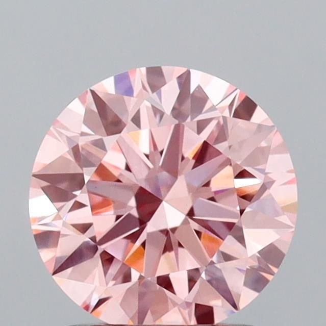 Loose Lab Diamond IGI Round 1.51ct Fancy Intense Pink VVS2 - Ideal: Loose Lab Diamond IGI Round 1.51ct Fancy Intense Pink VVS2 - Ideal Loose Lab Diamond IGI Round, 1.51ct, Fancy Intense Pink, Clarity VVS2, Ideal Cut, certified by IGI with EX Polish and Symmetry, dimen