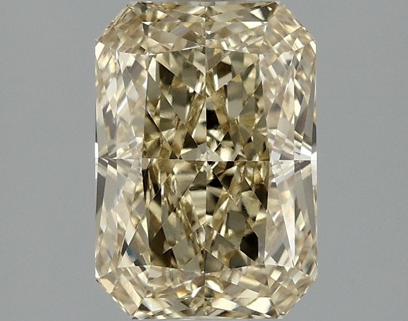Loose Lab Diamond Radiant 2.11ct Fancy Yellow VVS2: Loose Lab Diamond Radiant 2.11ct Fancy Yellow VVS2 This 2.11ct Loose Lab Diamond exhibits a Fancy Yellow color and VVS2 clarity, with EX Polish and Symmetry, but is not certified. Item Specifics: Sour