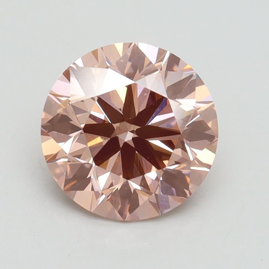 IGI 1.81ct Round Fancy Intense Pink VS1 - Ideal Loose Lab Diamond: IGI 1.81ct Round Fancy Intense Pink VS1 - Ideal Loose Lab Diamond IGI certified loose lab-grown diamond weighing 1.81ct, showcasing a Fancy Intense Pink color and VS1 clarity, with excellent polish an