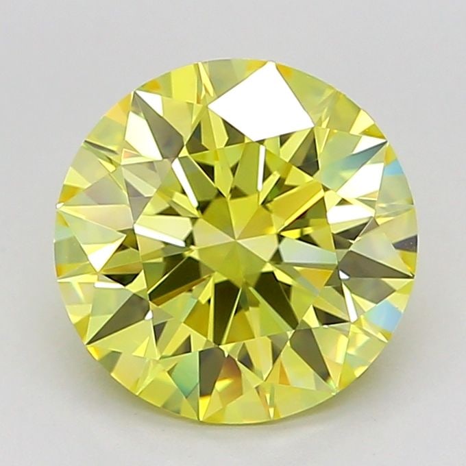 Loose Lab Diamond IGI Round 2.54ct Fancy Intense Yellow VS1: Loose Lab Diamond IGI Round 2.54ct Fancy Intense Yellow VS1 Loose lab-grown IGI Round diamond, 2.54ct, Color Fancy Intense Yellow, Clarity VS1, featuring excellent polish and symmetry. Certified by IG