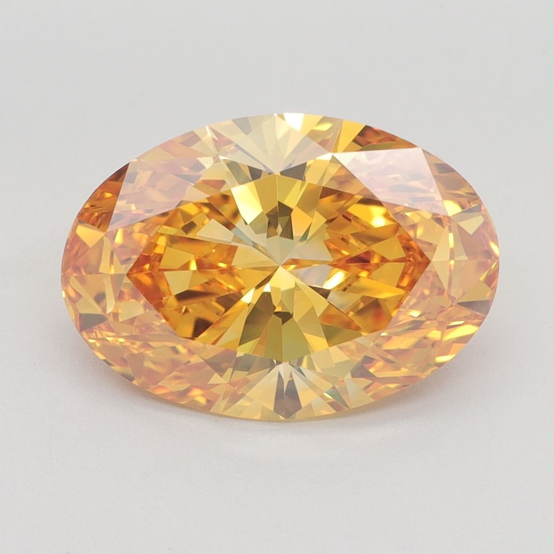 Loose Lab Diamond IGI Oval 4.16ct Fancy Vivid Yellow VVS1: Loose Lab Diamond IGI Oval 4.16ct Fancy Vivid Yellow VVS1 Loose lab-grown diamond IGI certified, weighing 4.16ct with an oval cut, Fancy Vivid Yellow color, VVS1 clarity, good polish and symmetry. Mea