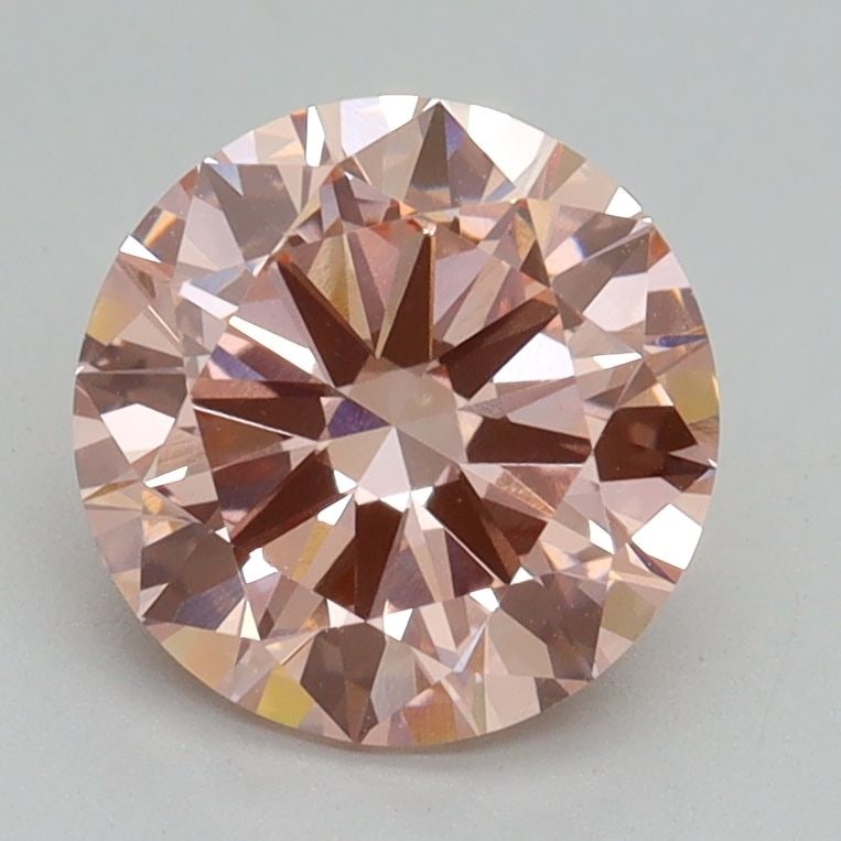 Loose Lab Diamond 1.8ct Fancy Intense Pink VVS2 - IGI Round: Loose Lab Diamond 1.8ct Fancy Intense Pink VVS2 - IGI Round Loose lab-grown diamond weighing 1.8ct with a Fancy Intense Pink color and VVS2 clarity, featuring excellent polish and symmetry, measuring