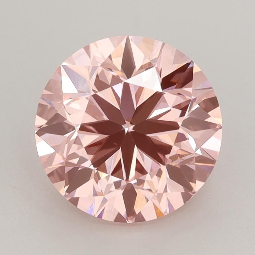 Loose Lab Diamond IGI Round 3.0ct Fancy Vivid Pink VS1: Loose Lab Diamond IGI Round 3.0ct Fancy Vivid Pink VS1 This 3.0ct loose lab diamond features a round cut with fancy vivid pink color and VS1 clarity, IGI-certified and displaying excellent polish and