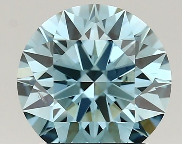 Ideal Loose Lab Diamond IGI Round 1.51ct Fancy Vivid Blue VS2: Ideal Loose Lab Diamond IGI Round 1.51ct Fancy Vivid Blue VS2 Ideal Loose Lab Diamond IGI Round 1.51ct Fancy Vivid Blue VS2, with EX polish and symmetry, measuring 7.34L x 7.41W x 4.53H. Item Specific