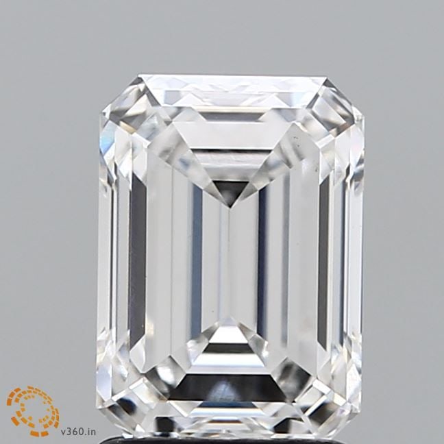 Loose Lab Diamond GIA Emerald 2.1ct F VVS2: Loose Lab Diamond GIA Emerald 2.1ct F VVS2 Loose Lab Diamond GIA Emerald 2.1ct F VVS2, featuring EX polish and symmetry, measures 8.5L x 6.06W x 4.1H. Item Specifics: Source: This Is A Real Diamond Gr