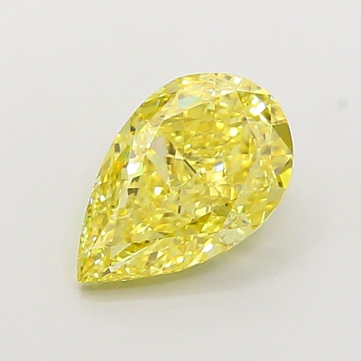 Loose Lab Diamond IGI Pear 3.03ct Fancy Intense Yellow VS1: Loose Lab Diamond IGI Pear 3.03ct Fancy Intense Yellow VS1 Loose lab diamond weighing 3.03ct, pear cut, with a fancy intense yellow color and VS1 clarity, certified by IGI. Measurements are 11.6L x 7.