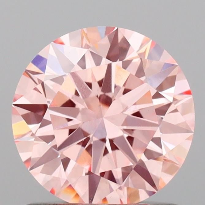 Loose Lab Diamond IGI Round 1.06ct Fancy Intense Pink VS1: Loose Lab Diamond IGI Round 1.06ct Fancy Intense Pink VS1 Loose Lab Diamond IGI Round 1.06ct Fancy Intense Pink VS1, showcasing excellent cut, polish, and symmetry. Certified by IGI, dimensions are 6.