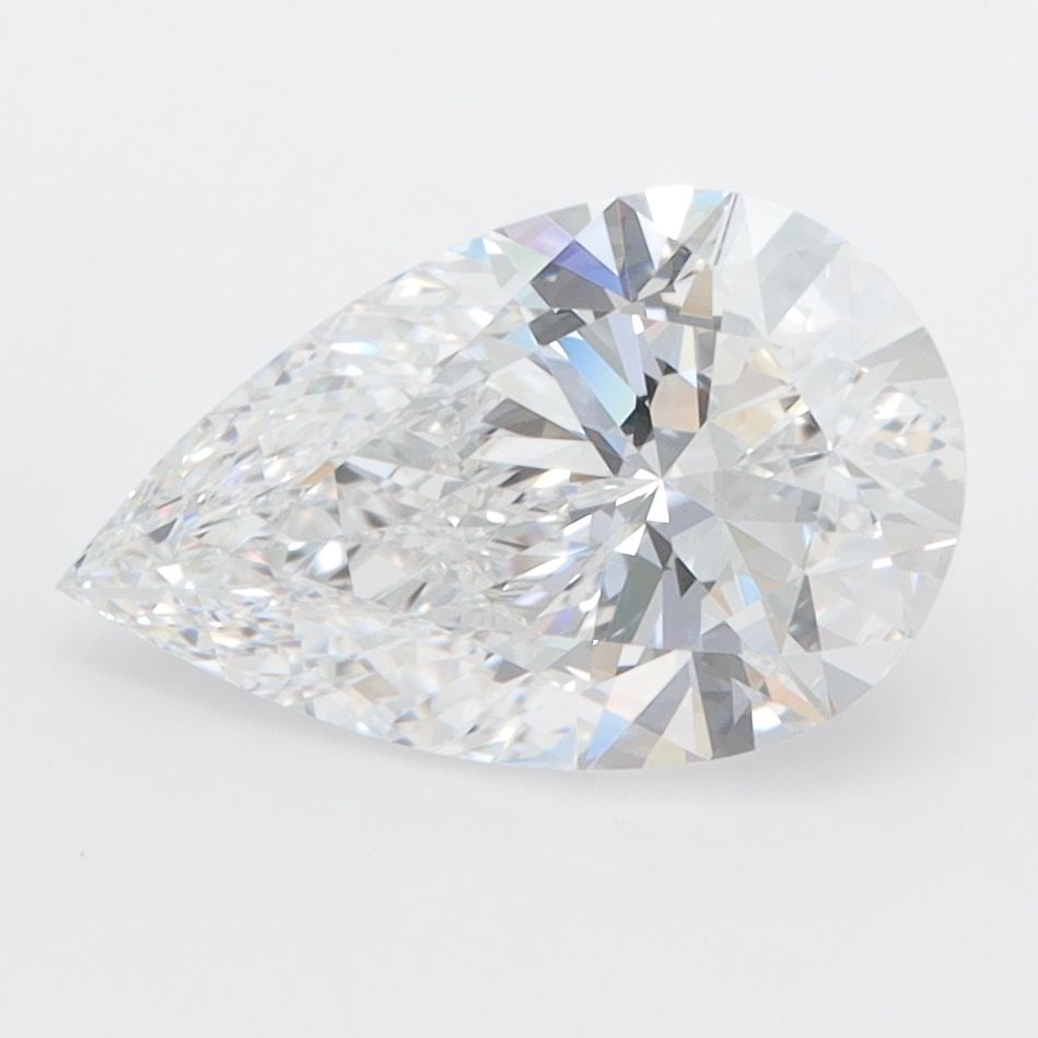 Loose Lab Diamond 2.08ct IGI Pear D VVS1: Loose Lab Diamond 2.08ct IGI Pear D VVS1 Loose lab diamond, 2.08ct, IGI certified, pear cut, D color, VVS1 clarity, featuring excellent polish and symmetry, measuring 11.76L x 7.24W x 4.42H. Item Spec