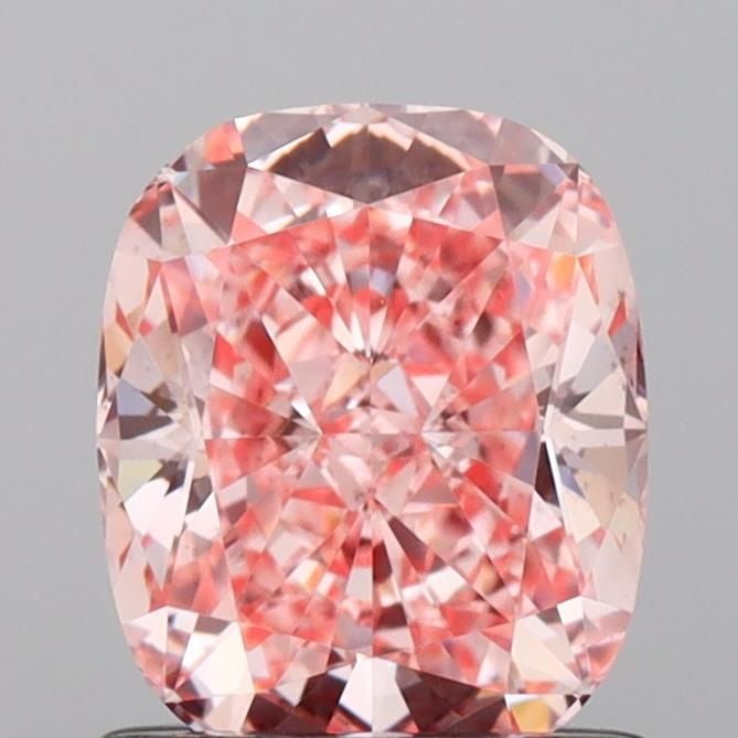 Loose Lab Diamond IGI Cushion Modified 1.03ct Fancy Intense Pink VS1: Loose Lab Diamond IGI Cushion Modified 1.03ct Fancy Intense Pink VS1 Loose Lab Diamond IGI Cushion Modified, 1.03ct, Fancy Intense Pink color, VS1 clarity, with excellent polish and symmetry, certifie