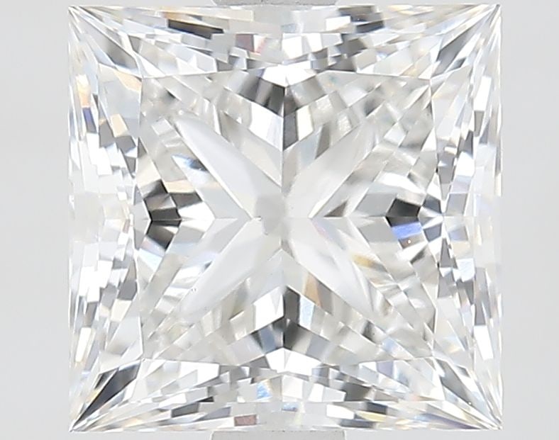 Loose Lab Diamond 2.01ct F VVS2 - IGI Princess: Loose Lab Diamond 2.01ct F VVS2 - IGI Princess Loose lab diamond weighing 2.01ct with a princess cut, color F, and VVS2 clarity, featuring excellent polish and symmetry, certified by IGI. Item Specifi