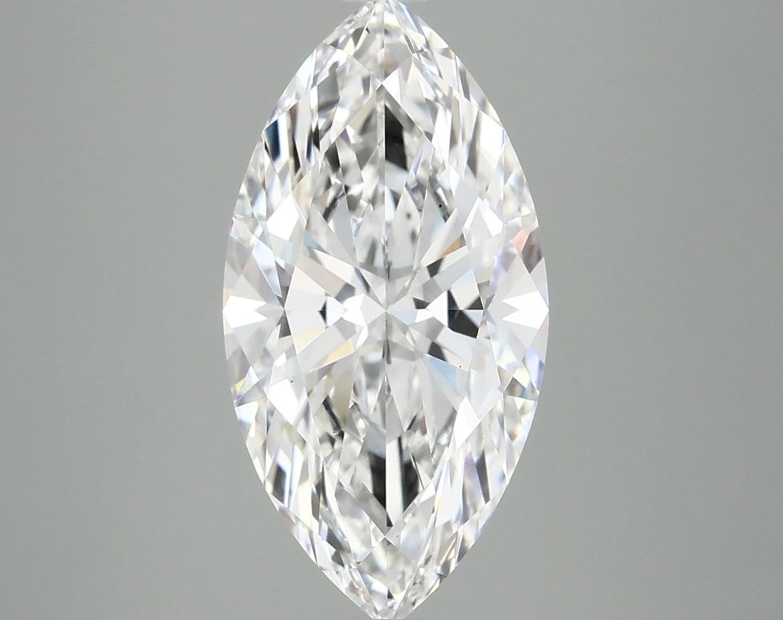 IGI Marquise 3.58ct D VS2 - Lab Diamond Loose: IGI Marquise 3.58ct D VS2 - Lab Diamond Loose IGI certified marquise lab-grown diamond weighing 3.58ct, color D, clarity VS2, with excellent polish and symmetry, measuring 15.92L x 8.12W x 4.96H. Item