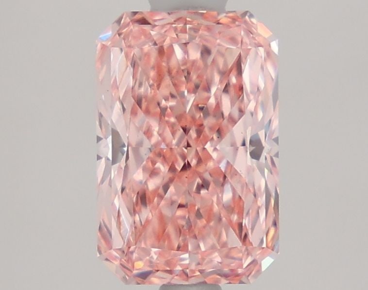 Loose Lab Diamond IGI Radiant 1.76ct Fancy Vivid Pink VS1: Loose Lab Diamond IGI Radiant 1.76ct Fancy Vivid Pink VS1 Loose lab-grown diamond weighing 1.76ct with a radiant cut, fancy vivid pink color, VS1 clarity, and IGI certification; measurements are 8.89L