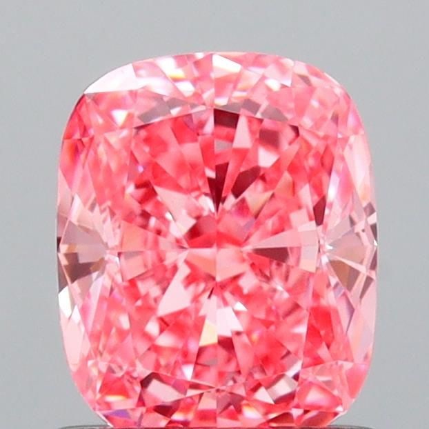 Loose Lab Diamond IGI Cushion Modified 1.01ct Fancy Vivid Pink VS1: Loose Lab Diamond IGI Cushion Modified 1.01ct Fancy Vivid Pink VS1 Loose Lab Diamond IGI Cushion Modified, 1.01ct, Fancy Vivid Pink, VS1 clarity, Excellent Polish and Symmetry, certified by IGI. Item