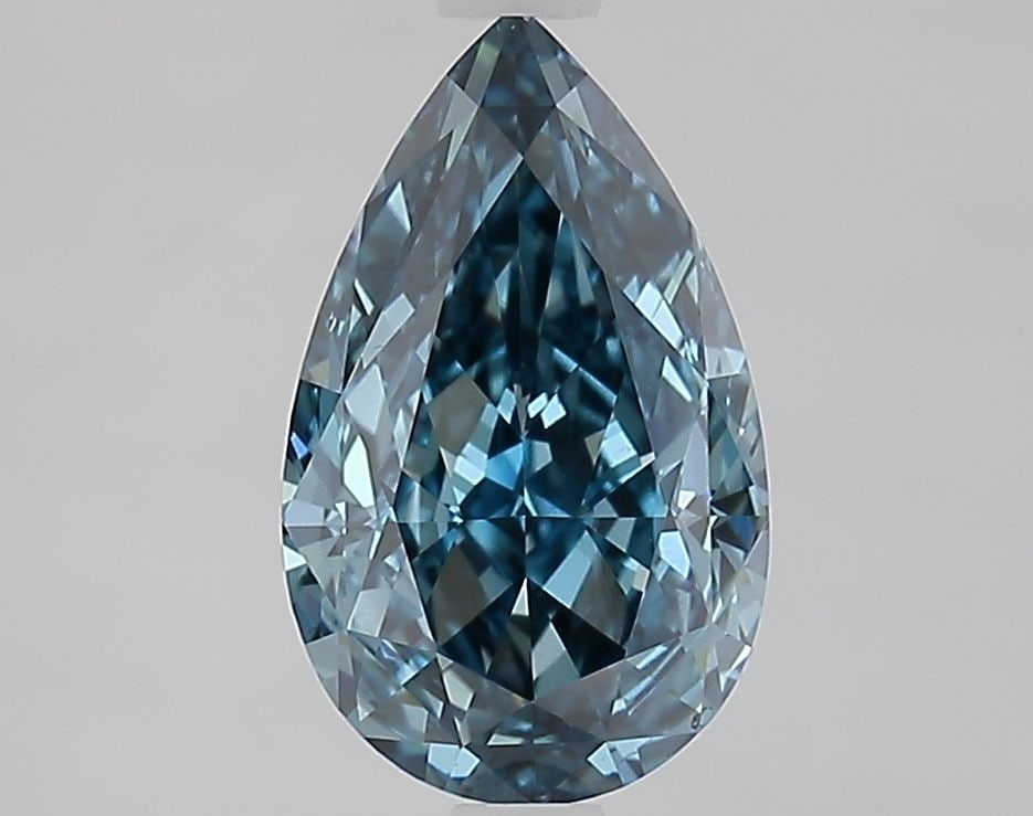 Loose Lab Diamond IGI Pear 2.19ct Fancy Vivid Blue VS1: Loose Lab Diamond IGI Pear 2.19ct Fancy Vivid Blue VS1 This 2.19ct loose lab-grown diamond features a pear cut with fancy vivid blue color and VS1 clarity, certified by IGI. Item Specifics: Source: Th