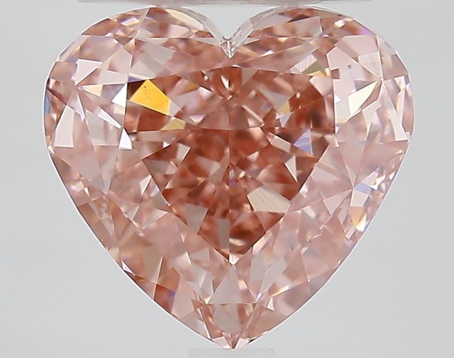 Loose Lab Diamond IGI Heart 3.27ct Fancy Intense Pink VS1: Loose Lab Diamond IGI Heart 3.27ct Fancy Intense Pink VS1 Loose Lab Diamond IGI Heart, with a carat weight of 3.27, fancy intense pink color, and clarity VS1, featuring excellent polish and symmetry,