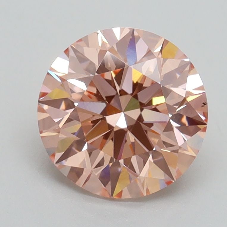 Loose Lab Diamond IGI Round 1.72ct Fancy Intense Pink VS2: Loose Lab Diamond IGI Round 1.72ct Fancy Intense Pink VS2 Loose Lab Diamond weighing 1.72ct in a round shape, color Fancy Intense Pink, clarity VS2, with measurements of 7.62L x 7.66W x 4.81H and cert