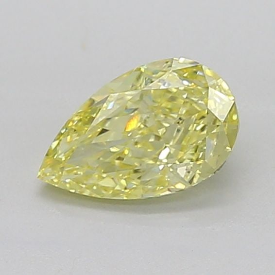 Loose Lab Diamond 1.23ct Fancy Yellow VVS2 - IGI Pear: Loose Lab Diamond 1.23ct Fancy Yellow VVS2 - IGI Pear Loose Lab Diamond weighing 1.23ct, with Fancy Yellow color and VVS2 clarity, featuring excellent polish and symmetry, certified by IGI. Item Speci