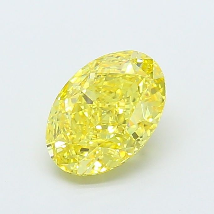 Loose Lab Diamond 3.58ct Fancy Vivid Yellow VS2 - IGI Oval: Loose Lab Diamond 3.58ct Fancy Vivid Yellow VS2 - IGI Oval Loose Lab Diamond of 3.58ct, with Fancy Vivid Yellow color, VS2 clarity, excellent polish and symmetry, certified by IGI. Item Specifics: Sou