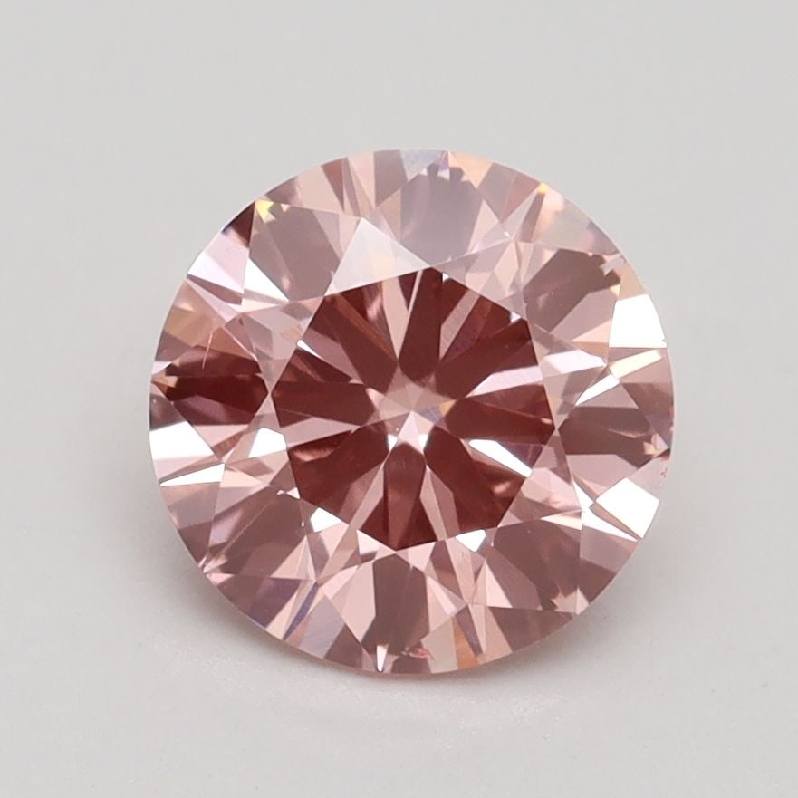 Loose Lab Diamond IGI Round 1.71ct Fancy Intense Pink VS2: Loose Lab Diamond IGI Round 1.71ct Fancy Intense Pink VS2 Loose Lab Diamond IGI Round, 1.71ct, Fancy Intense Pink, VS2 clarity, excellent polish, good symmetry, with measurements of 7.73L X 7.76W X 4.