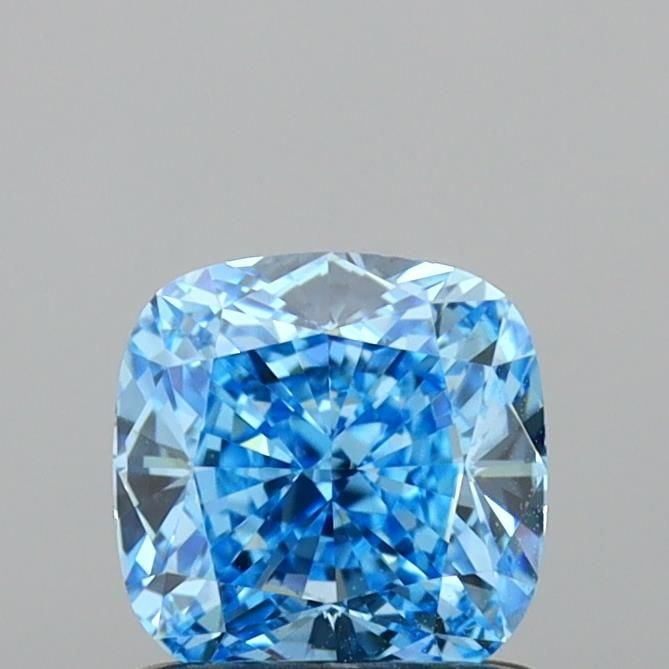 Cushion Modified 1.01ct Fancy Vivid Blue VS1 - Loose Lab Diamond IGI: Cushion Modified 1.01ct Fancy Vivid Blue VS1 - Loose Lab Diamond IGI Cushion Modified Loose Lab Diamond IGI, 1.01ct, Fancy Vivid Blue, VS1 clarity, excellent polish and symmetry, with measurements of