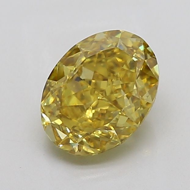 Loose Lab Diamond IGI Oval 2.56ct Fancy Intense Yellow VVS2: Loose Lab Diamond IGI Oval 2.56ct Fancy Intense Yellow VVS2 Loose lab-grown diamond, 2.56ct, Fancy Intense Yellow color, VVS2 clarity, IGI certified, with measurements of 9.28L x 7.02W x 4.74H. Item