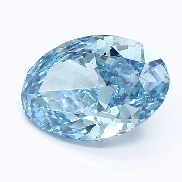 Loose Lab Diamond IGI Oval 1.6ct Fancy Vivid Blue VS1: Loose Lab Diamond IGI Oval 1.6ct Fancy Vivid Blue VS1 A 1.6ct loose lab-grown diamond with Fancy Vivid Blue color, VS1 clarity, and dimensions of 9.38L x 6.43W x 3.84H, certified by IGI. Item Specific