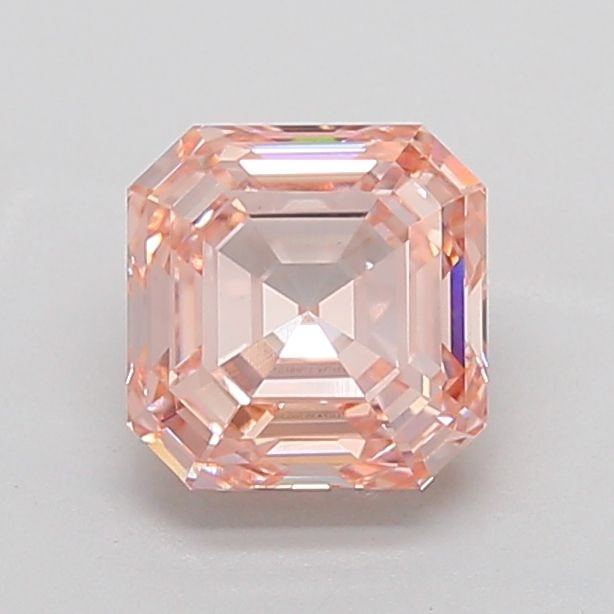 Loose Lab Diamond IGI Asscher 3.52ct Fancy Pink VS1: Loose Lab Diamond IGI Asscher 3.52ct Fancy Pink VS1 The 3.52ct Loose Lab Diamond is IGI certified, showcasing a Fancy Pink color and VS1 clarity, with excellent polish and symmetry, measuring 8.42L x