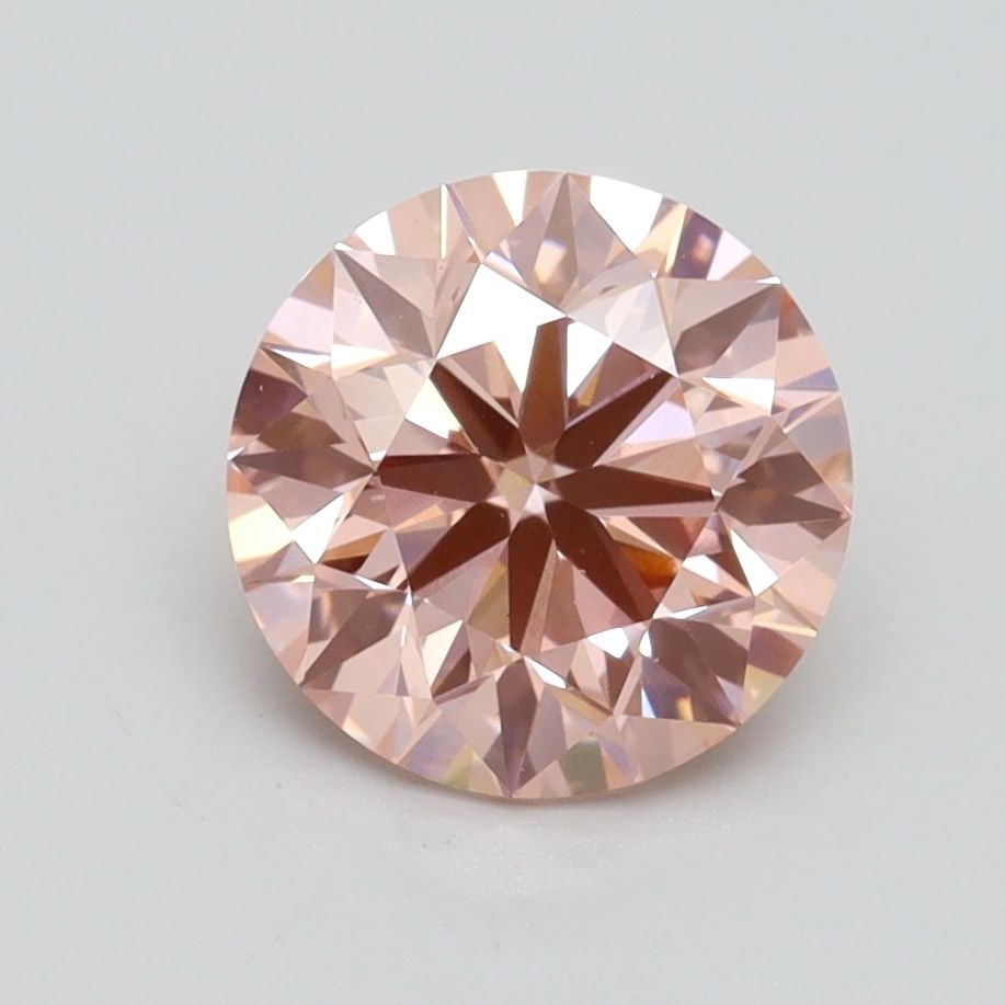 Loose Lab Diamond IGI Round 1.72ct Fancy Intense Pink VS1 - Ideal: Loose Lab Diamond IGI Round 1.72ct Fancy Intense Pink VS1 - Ideal Loose Lab Diamond IGI Round 1.72ct Fancy Intense Pink VS1 - Ideal cut, with excellent polish and symmetry, measuring 7.6 x 7.67 x 4.77