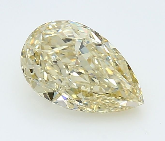 IGI Loose Lab Diamond Pear 1.51ct Fancy Yellow VVS2: IGI Loose Lab Diamond Pear 1.51ct Fancy Yellow VVS2 IGI Loose Lab Diamond Pear 1.51ct in Fancy Yellow color with VVS2 clarity, features excellent polish and symmetry, measuring 9.33L x 5.91W x 3.75H.