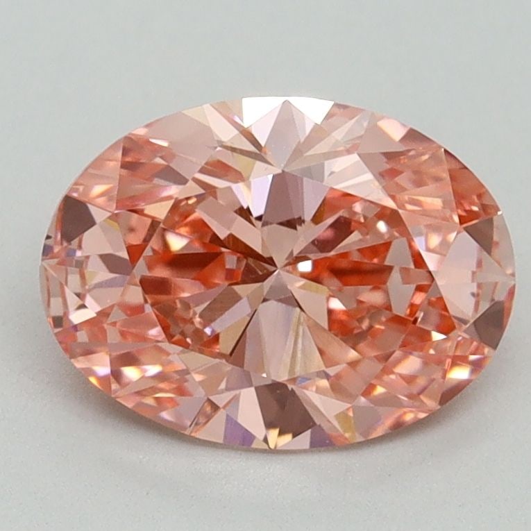 Loose Lab Diamond IGI Oval 1.71ct Fancy Vivid Pink VS1: Loose Lab Diamond IGI Oval 1.71ct Fancy Vivid Pink VS1 The 1.71ct Fancy Vivid Pink VS1 lab-grown diamond offers excellent polish and symmetry, with measurements of 9.24mm x 6.80mm x 4.24mm, certified
