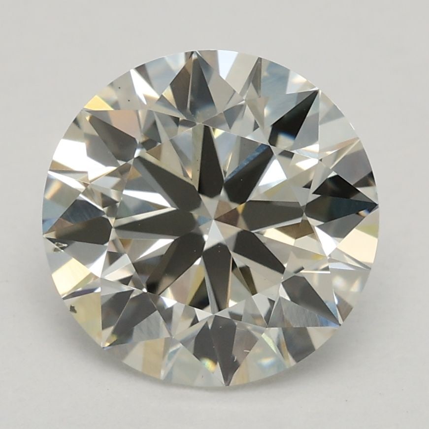 Ideal Loose Lab Diamond IGI Round 2.08ct J VS2: Ideal Loose Lab Diamond IGI Round 2.08ct J VS2 This 2.08ct Ideal lab-grown diamond in Color J and clarity VS2 has excellent polish and symmetry, measuring 8.20mm x 8.24mm x 4.98mm, certified by IGI. I