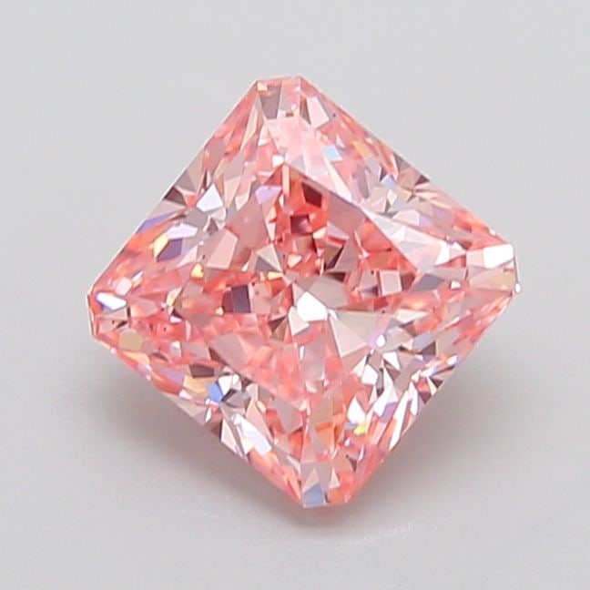 Loose Lab Diamond IGI Square Radiant 3.5ct Fancy Vivid Pink VS2: Loose Lab Diamond IGI Square Radiant 3.5ct Fancy Vivid Pink VS2 Loose Lab Diamond IGI Square Radiant, 3.5ct, Fancy Vivid Pink, VS2 clarity, featuring EX polish and symmetry, certified by IGI. Item Spe