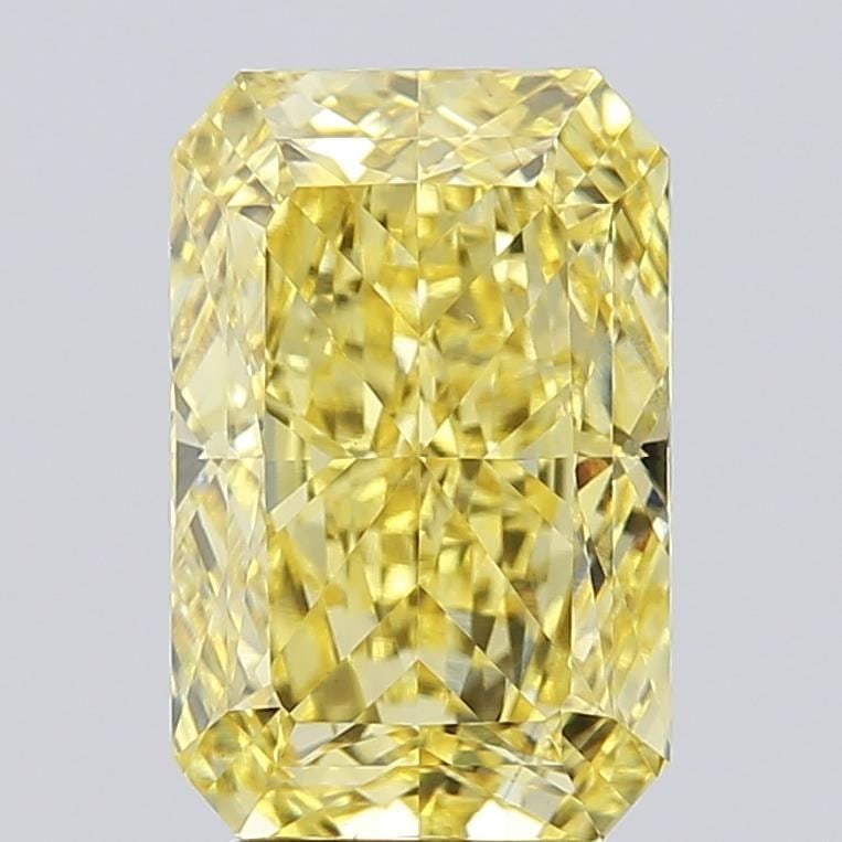 Loose Lab Diamond 4.01ct Fancy Vivid Yellow VS1 - IGI Radiant: Loose Lab Diamond 4.01ct Fancy Vivid Yellow VS1 - IGI Radiant Loose lab-grown diamond, 4.01ct, with Fancy Vivid Yellow color, VS1 clarity, excellent polish and symmetry, certified by IGI. Item Specifi