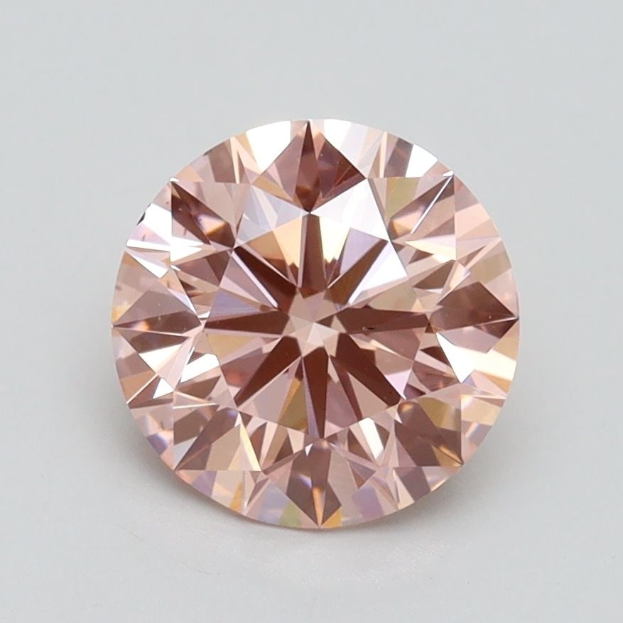 Loose Lab Diamond IGI Round 1.7ct Fancy Intense Pink VS1 Ideal: Loose Lab Diamond IGI Round 1.7ct Fancy Intense Pink VS1 Ideal Loose Round 1.7ct Fancy Intense Pink VS1 Ideal lab-grown diamond, certified by IGI, with excellent polish and symmetry, measuring 7.63L x